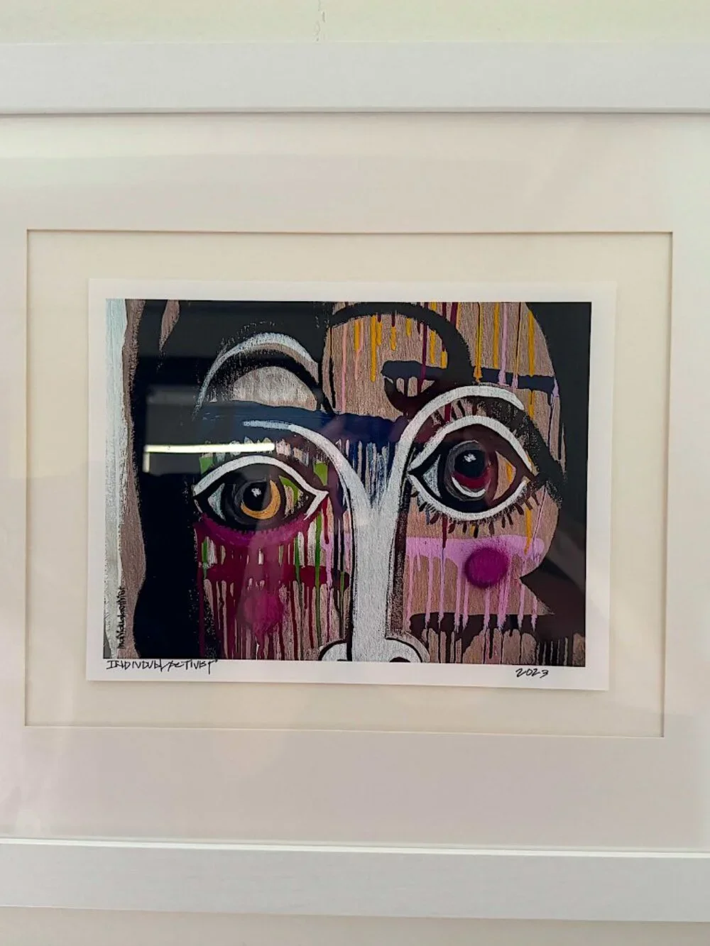 Fine Art Original print signed and dated by @individualactivist artisit